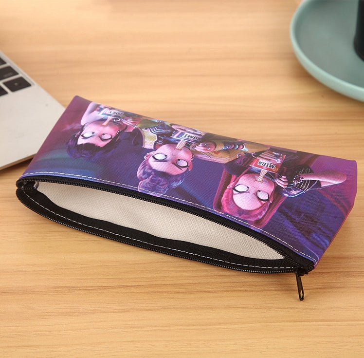 KPOP Pencil Pen Case,Office College School Pouch Holder Supplies Gifts Stationery bag Cosmetic Bag(KPOP)
