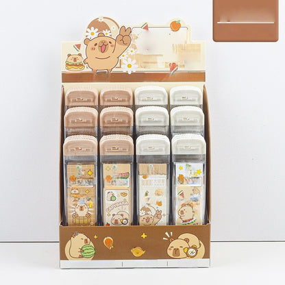 Automatic Pencil Refills (400 Pcs), 0.5mm Lead cute Kitty Mechanical Pencils, Mechanical for Sketching, Woodworking, Crafts, Art (Capybara 400pcs)