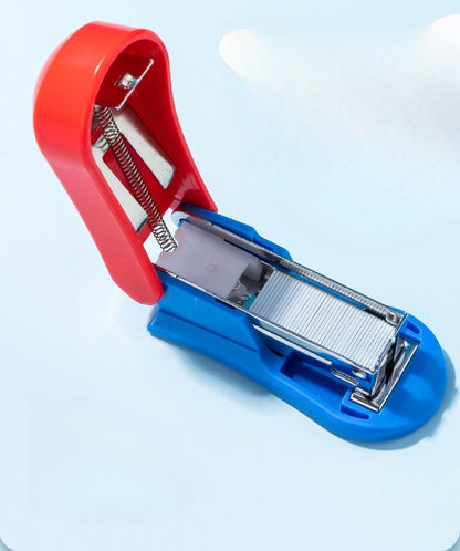 Mini Effortless Kitty Princess Desktop Staplers with 1000 Standard No.10 staples set Cute Stapler Gift for Student and Office School stationary Use（Frozen）