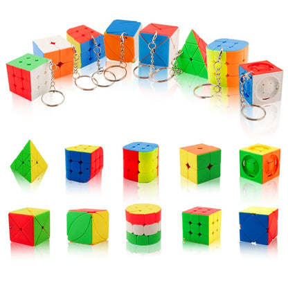 Mini cube Demon Keychain, Cartoon Hunters Figure Key Pendants Silicone for Bag backpack Keyring Decoration Pendants Adults Party Favors Birthday Party Supplies (Cylinder)