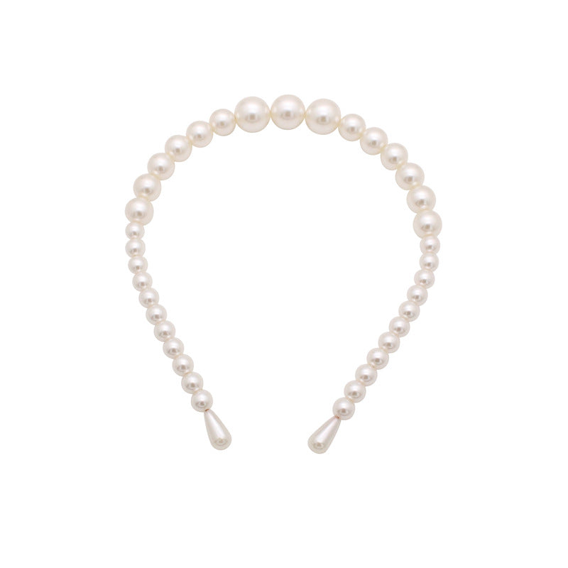 3PCS Headbands Womens Girls Alice Faux Pearls Headband Hairbands Bridal Hair Hoop Wedding Hair Accessories Bloggers Party Hair
