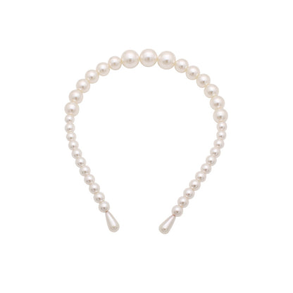 3PCS Headbands Womens Girls Alice Faux Pearls Headband Hairbands Bridal Hair Hoop Wedding Hair Accessories Bloggers Party Hair