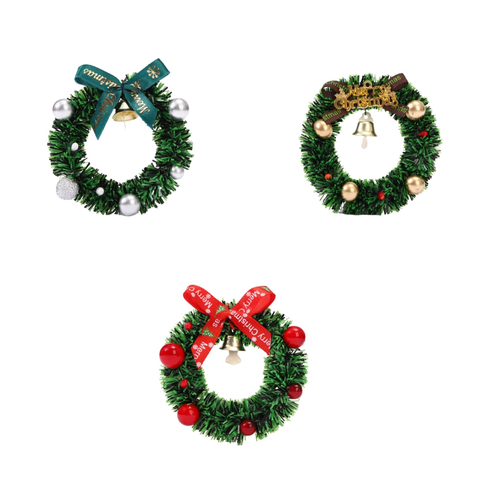 3PCS Christmas Magnets Stickers Fridge Refrigerator,Magnetic Decor for Christmas wreath Party Kitchen Locker Holiday Joy Decor (Christmas 3pcs)