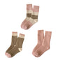 3 Pairs Ladies Thermal Socks Womens Warm Thick Heat Wool Knitting Walking Boot Hiking Socks Winter Christmas(A)