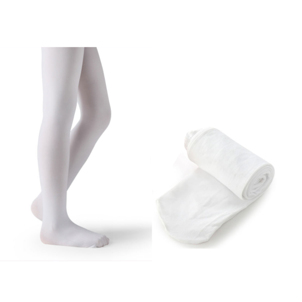 50 Denier Dance Ballet Tights Girls Womens Convertible Stretch Transition Footed Tights with Holes Ultra-soft Ballet Tights