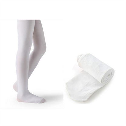 50 Denier Dance Ballet Tights Girls Womens Convertible Stretch Transition Footed Tights with Holes Ultra-soft Ballet Tights