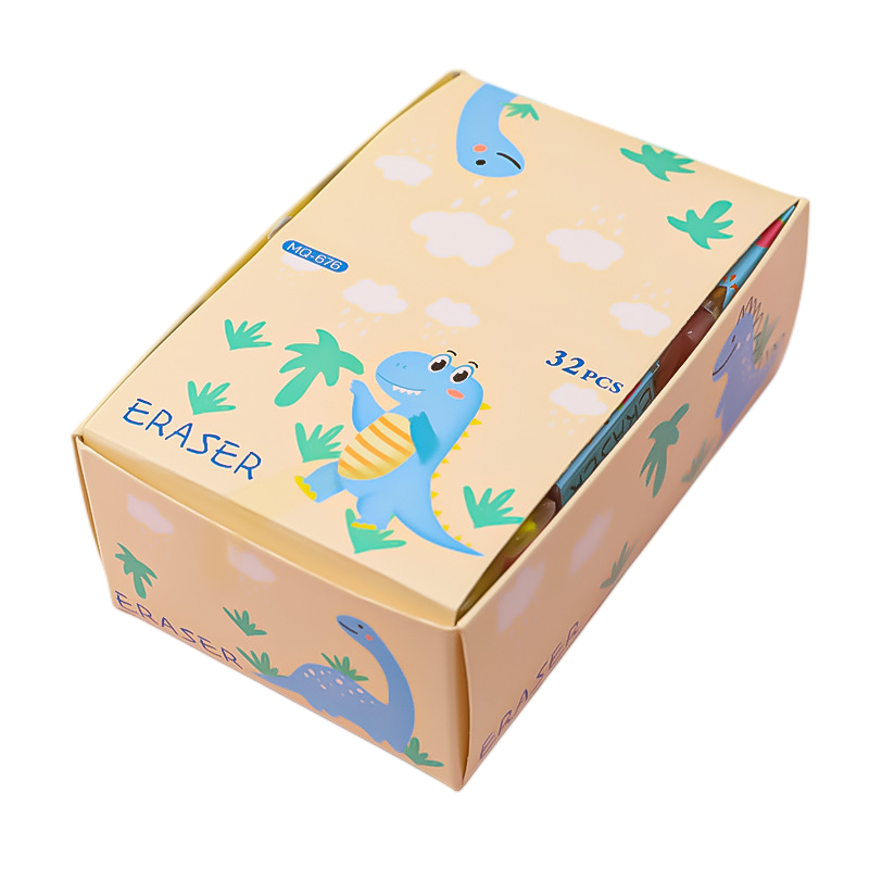 Unicorn Dinosaur Rubbers Pencil Eraser Erasers Rubber for Kids School Stationary Party Favour Bag Fillers Gift Set