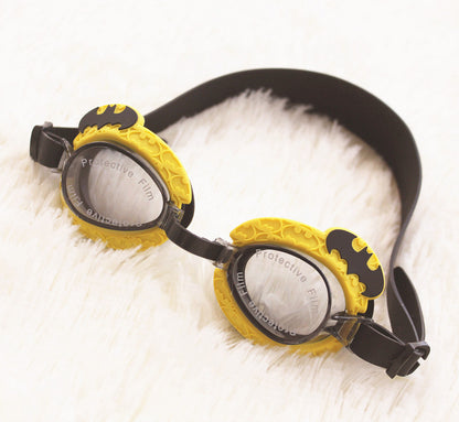 Kids Swimming Goggles Safe Soft Silicone Cap Hat Anti-Fog Waterproof No Leaking Crystal Clear Swim Goggles for Kids Children Boys Girls and Teens Age 3-15