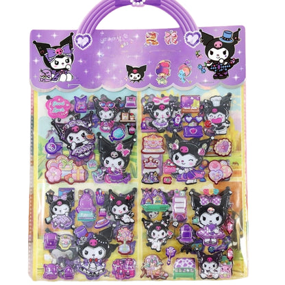 Kids Cartoon Puffy Stickers,Girls Kpop Hunters, 3D Stickers Variety Pack, Party Favor for Kids, Waterproof Stickers Cute Capybara (Capybara)