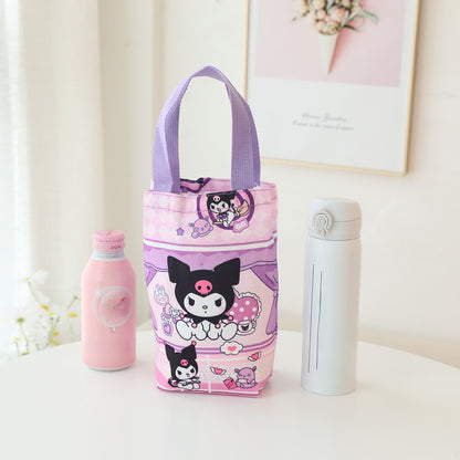 Capybara cute bear dog Tote Bag With Canvas Tote Bag Casual Reusable Shopping Bag With Washable Foldable Shopper Bag For Women Girls（Hello Kitty）