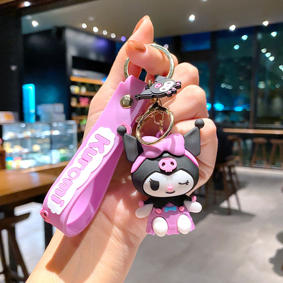 Keyring Keychain School bag Ornament Key Ring Decoration Cute Gifts for Women Girls Boys Pendant Key Chain Jewelry Gift For Kids (Jack)