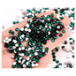 1440 Pieces Flat Back Gems Round Crystal Rhinestones SS12 3.0mm Diamante Rhinestones Crafts Nail Face Art Clothes Shoes Bags DIY