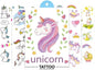 4 Sheets Kids Girls Princess Mermaid Temporary Tattoos Sticker Birthday Party Bag Fillers Favors Supplies Gifts Goodies,Fake Waterproof Temporary Tattoo Set