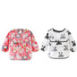 2pcs Baby Kid Waterproof Long Sleeve bib animals dinosaurs Infant Toddler Weaning Feeding Bibs Apron 6 Months to 3 Years Old