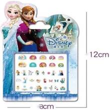 5 Sheets Toddlers Princess Elsa Minnie Kids Girls Nail Stickers Earring Stickers Art Decal Party Bag Fillers Decor for Kids Girls Birthday Gift
