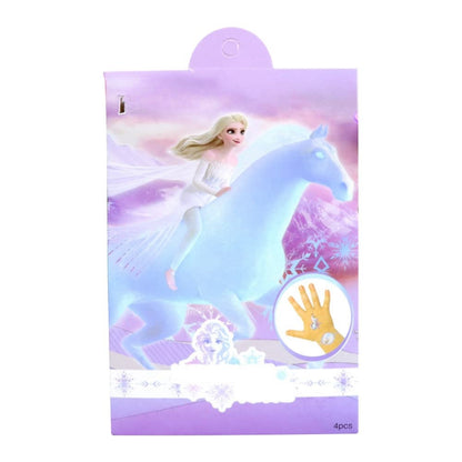 4 Sheets Kids Girls Princess Mermaid Temporary Tattoos Sticker Birthday Party Bag Fillers Favors Supplies Gifts Goodies,Fake Waterproof Temporary Tattoo Set(Frozrn Ⅱ)