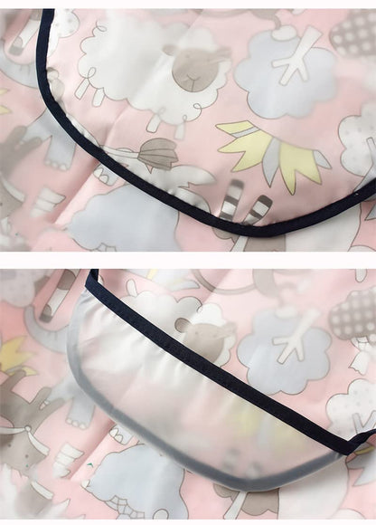 2pcs Baby Kid Waterproof Long Sleeve bib animals dinosaurs Infant Toddler Weaning Feeding Bibs Apron 6 Months to 3 Years Old