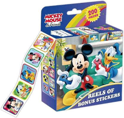 Kids Toddlers Princess Elsa Mickey Mouse Dinosaur Stickers Party Bag Fillers Boys Girls Teachers as Reward Craft Scrapbooking in Box Gift Set