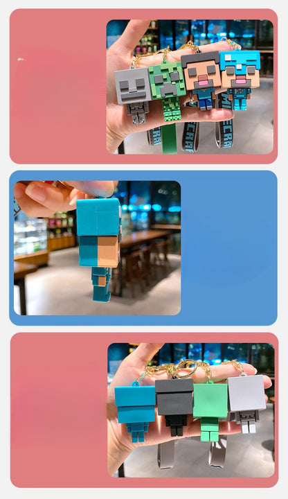 2PCS Buzz Keyring Keychain School bag Ornament Key Ring Decoration Cute Gifts for Women Girls Boys Pendant Chain Jewelry Gift For Kids