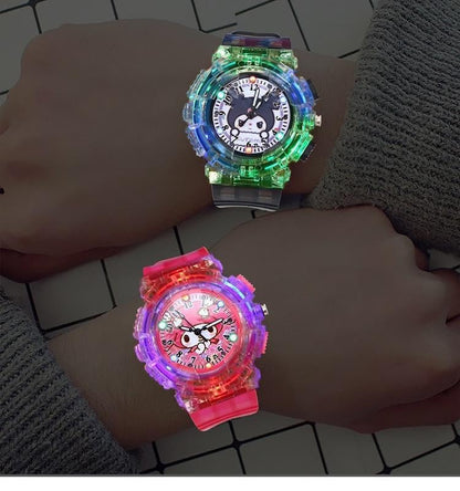 Analogue Quartz Watch with Stainless Steel Strap Bracelet Cats Girls Toddler Watches Gifts for Kids Birthday Gifts Gift Box