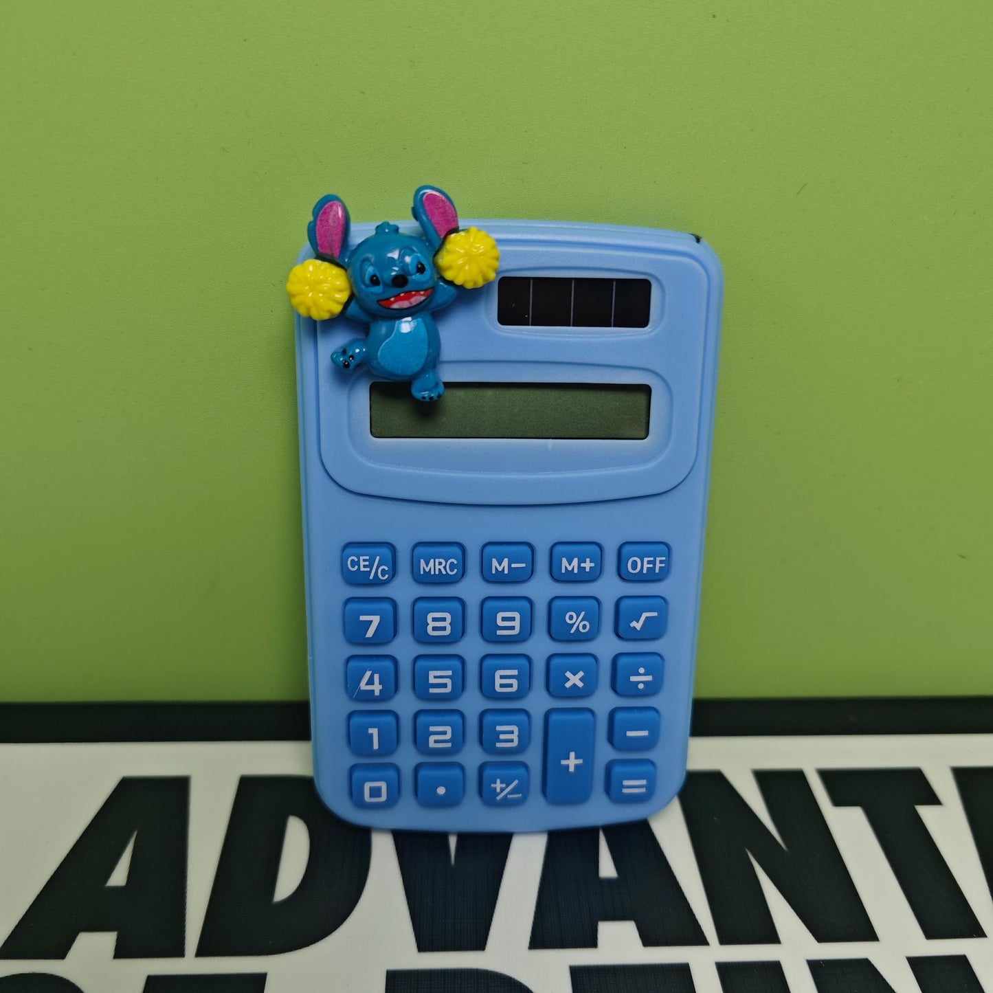 Pocket Calculator, Classic and advanced functions, Desktop Calculator with Large LCD Display and Sensitive Button,Standard Function for Office, Home, School (Stitch)