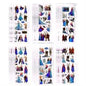 24 Sheets Kids Toddlers 3D Princess Spider Aven Puffy Stickers Party Bag Fillers Boys Girls Teachers as Reward Craft Scrapbooking Animals Trucks Airplane(Frozen)