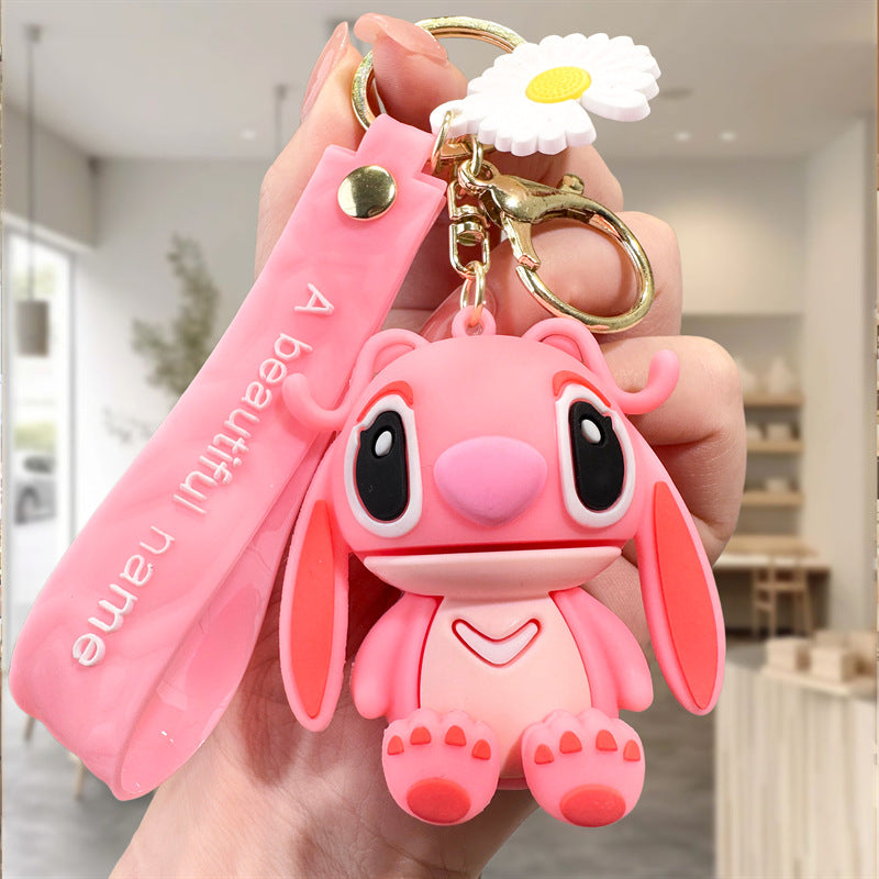 2PCS Buzz Keyring Keychain School bag Ornament Key Ring Decoration Cute Gifts for Women Girls Boys Pendant Chain Jewelry Gift For Kids