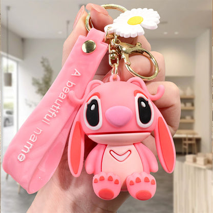2PCS Buzz Keyring Keychain School bag Ornament Key Ring Decoration Cute Gifts for Women Girls Boys Pendant Chain Jewelry Gift For Kids