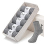 5 Pairs Men’s Plain Mens Soft Cotton Rich Comfortable Breathable Socks Work Business and Casual Wear 6-11 UK