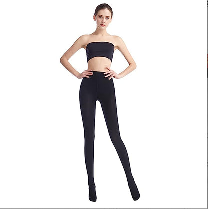 Women Extra Thick Warm Winter Double Lined Stretch Thermal Fleece Opaque Tights