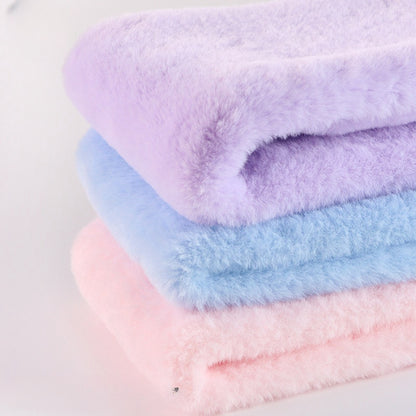 Kids Winter Beanie Scarf for 2-10 Years Old Boys Girls.Outdoor Warm Fleece Lined Thermal Knit Fluffy Pom (Blue Frozen)