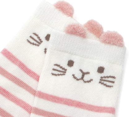 6 Pairs Toddlers Baby Girls Boys Kids cute Anti-Skid Non Skid cotton Socks Newborn Infant 1-3 Years