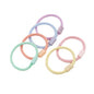 60Pcs Girls Women Thick 3CM Ties for Thick Heavy or Curly Hair Endless Hair Elastics colourful strong Bobbles Hair Ties Bands Ponios Ponytail Holders