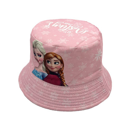 Kids Bucket Princess Sun Hat 4-12 Years Girls Boys Sports Outdoor Anti UV Lightweight Summer Beach Cool Wide Brim Protection（Stitch）