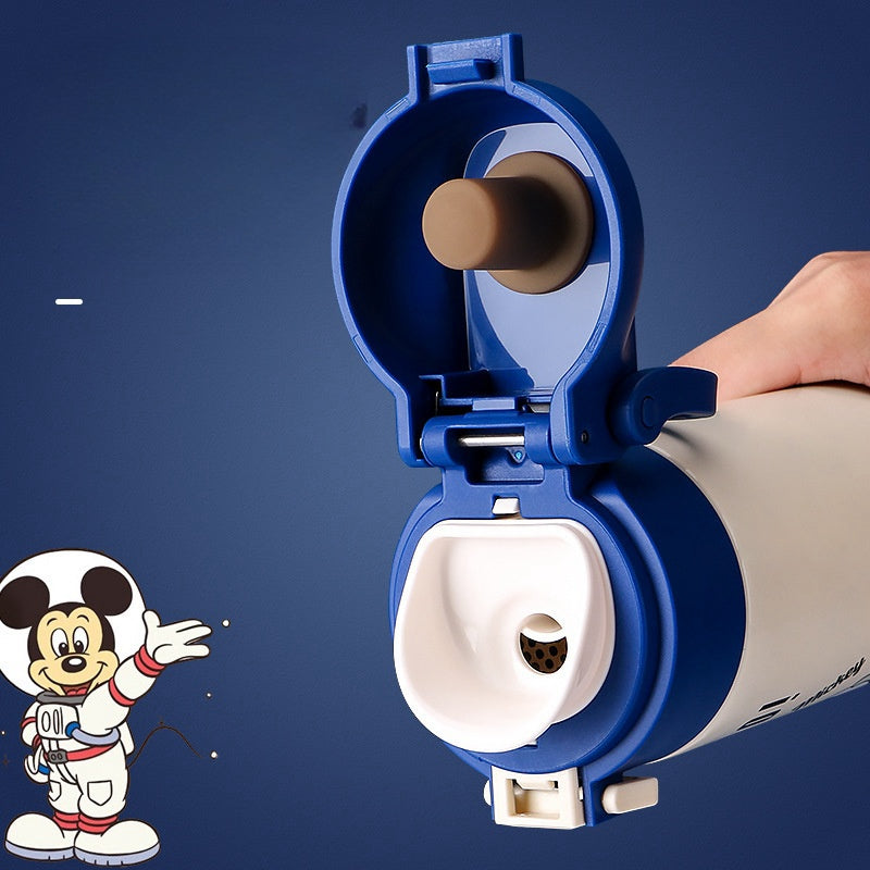 Kids Water Bottles for Girls, Stainless Steel Water Bottle for School, Vacuum Insulated, BPA-Free, Leak-Proof, Double-Walled, Metal Drink Bottle Hot Cold