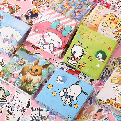 Kids Toddlers Princess Elsa Mickey Mouse Dinosaur Stickers Party Bag Fillers Boys Girls Teachers as Reward Craft Scrapbooking in Box Gift Set