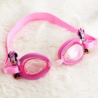 Kids Swimming Goggles Safe Soft Silicone Cap Hat Anti-Fog Waterproof No Leaking Crystal Clear Swim Goggles for Kids Children Boys Girls and Teens Age 3-15