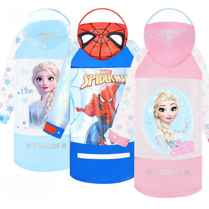 Kids Raincoats Waterproof Rain Jacket Hooded Rain Poncho Toddler Boys Girls Rain Suit Reusable Rainwear with bag Cover 1-8 Years