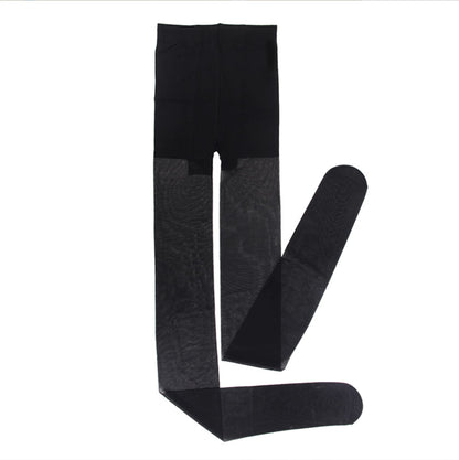 Women 6 Pairs Black Nude Silk Sheer Soft Tights 20 Denier Control Top (Black)