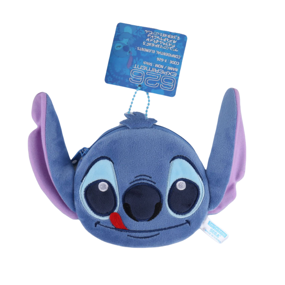 Small Coin Purse, Cute Fluffy Soft Stitch Wallet Mini Purse Holder for Women Girls Children, Oxford Pouch Small Change Bag for Coin, Credit Card, ID Card, Keys, Lipstick