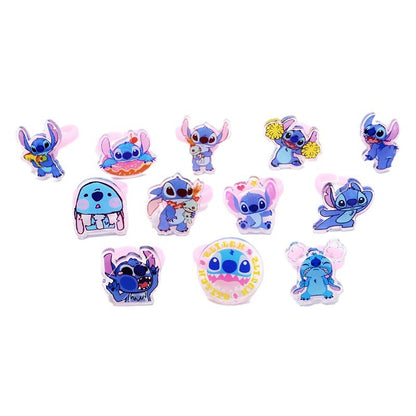 20Pcs Adjustable Princess pink Jewelry Girl Kids elsa Cartoon Plastic Rings Gift Set with Heart Shape Box