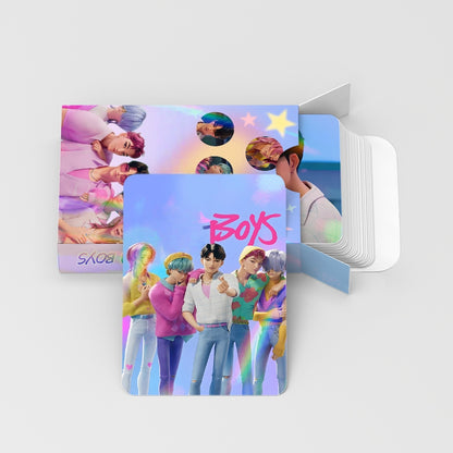 Kpop Hunters Photocards,Lomo card setwith free stickers,Waterproof Anime Character Collection Vinyl card postcards, gifts for Korean pop, anime lovers, girls (Kpop 30pcs)