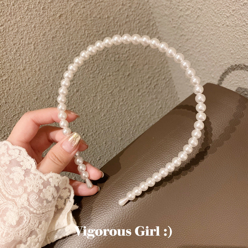 3PCS Headbands Womens Girls Alice Faux Pearls Headband Hairbands Bridal Hair Hoop Wedding Hair Accessories Bloggers Party Hair