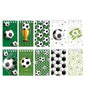 10 Pack Pocket Notebook Small Spiral 10 * 6CM Mini Notepad Princess Kids Colorful Memo Bulk Wired Lined for School Office Supplies Birthday Party Bag Fillers (Football)