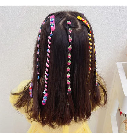 4PCS Hair Braider Braid String Hair Braiding Tool DIY Hair Styling Tools Hair Twister Hairstyle Tools Toy Set for Girls Children's New Accessories Hair Clips Party