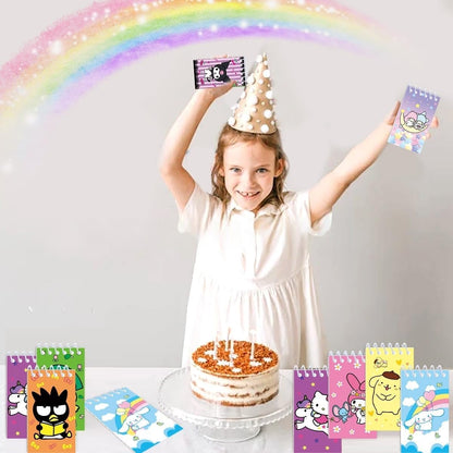 10 Pack Pocket Notebook Small Spiral 10 * 6CM Mini Notepad Princess Kids Colorful Memo Bulk Wired Lined for School Office Supplies Birthday Party Bag Fillers (Football)