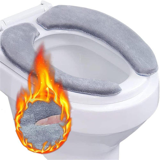 Bathroom Toilet Seat Closestool Washable Soft Warmer Mat Cover Pad Cushion Cover