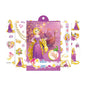 4 Sheets Kids Girls Princess Mermaid Temporary Tattoos Sticker Birthday Party Bag Fillers Favors Supplies Gifts Goodies,Fake Waterproof Temporary Tattoo Set