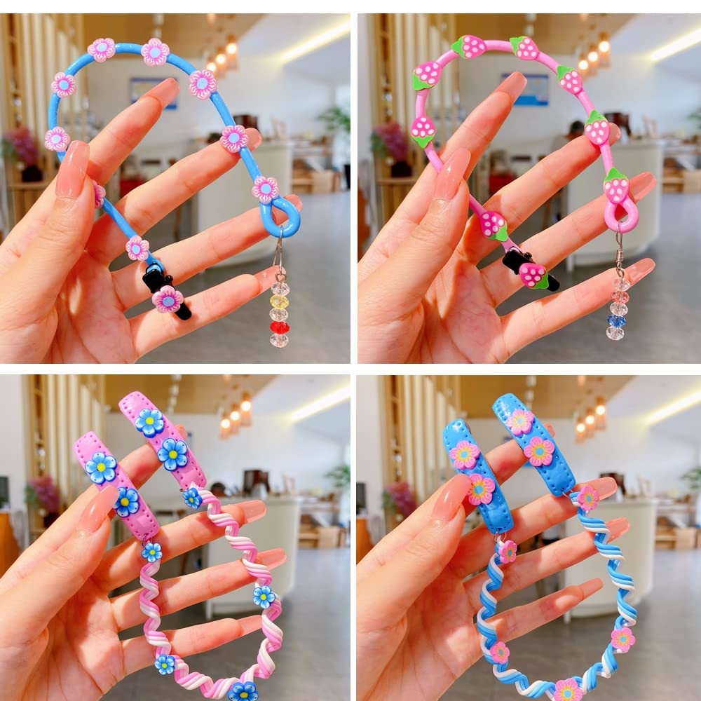 4PCS Hair Braider Braid String Hair Braiding Tool DIY Hair Styling Tools Hair Twister Hairstyle Tools Toy Set for Girls Children's New Accessories Hair Clips Party