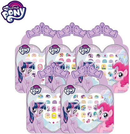 5 Sheets Toddlers Princess Elsa Minnie Kids Girls Nail Stickers Earring Stickers Art Decal Party Bag Fillers Decor for Kids Girls Birthday Gift